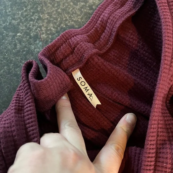 SOMA (2 Pieces) Cozy Waffle Knit Long Sleeve Shirt & Pants Loungewear Size XL - Picture 11 of 11